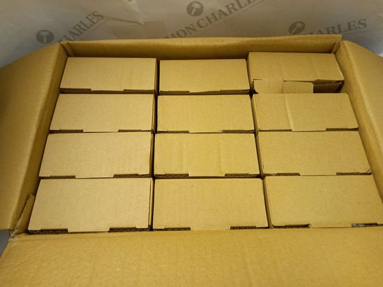 BOX OF APPROX 20 INCIPIO IPHONE CASES - BLACK/GOLD/WHITE SPOTTY PATTERN