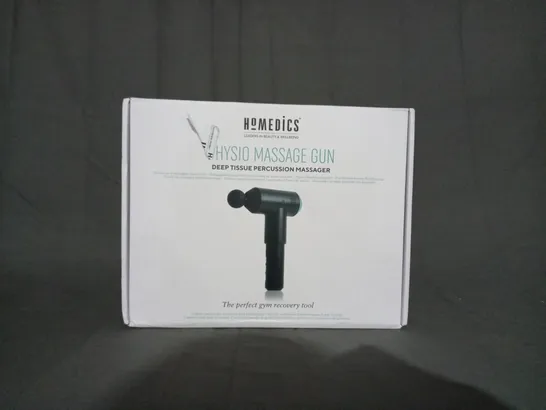 BOXED HOMEDICS PHYSIO MASSAGE GUN DEEP TISSUE MASSAGER