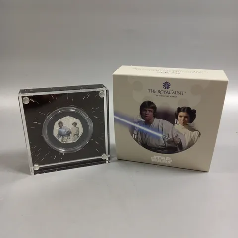 BOXED THE ROYAL MINT JEDI ROYALTY COLLECTABLE COIN 