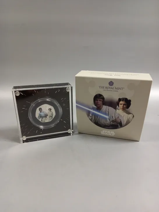 BOXED THE ROYAL MINT JEDI ROYALTY COLLECTABLE COIN 