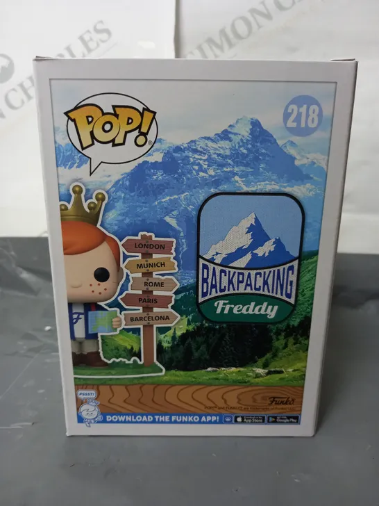 FUNKO POP VINYL - FREDDY #218 BACKPACKING FREDDY