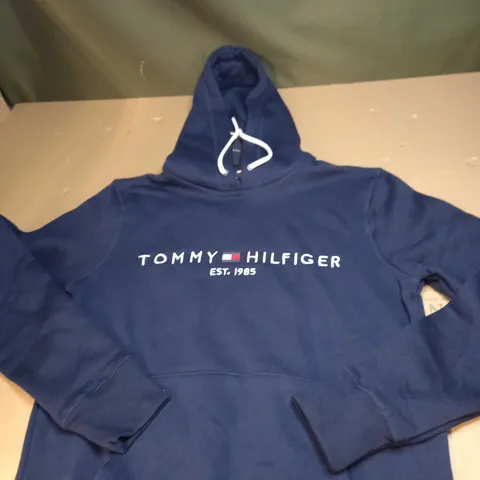 MENS TOMMY HILFIGER LOGO HOODY SIZE M