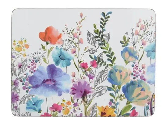 FLORAL RECTANGLE PLACEMAT