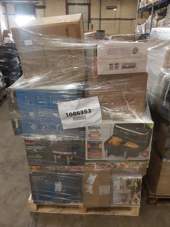 PALLET OF APPROXIMATELY 30 UNPROCESSED RAW RETURN HOUSEHOLD AND ELECTRICAL GOODS TO INCLUDE;