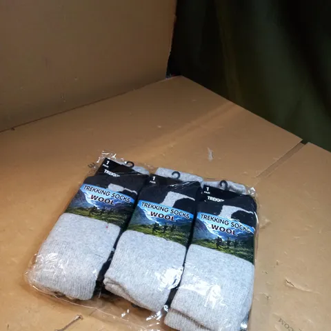 SET O 6X TREKKING WOOL SOCKS 