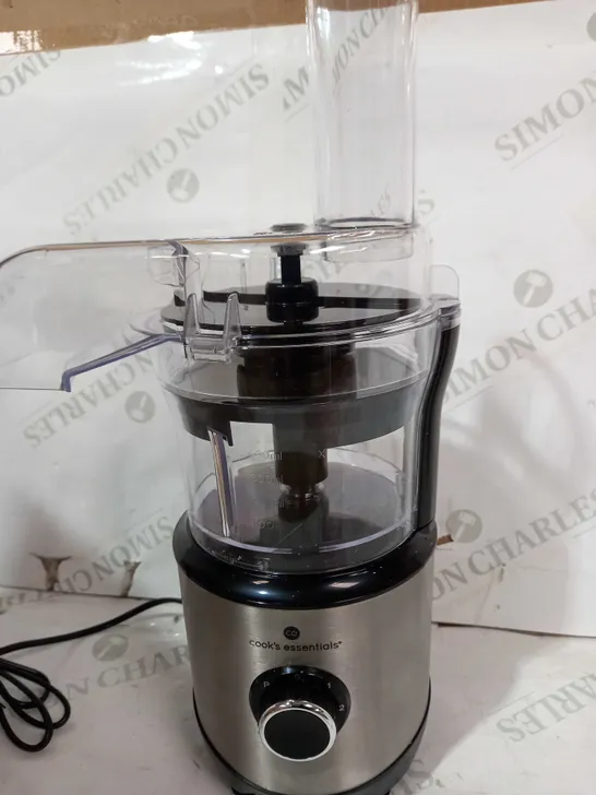 COOK'S ESSENTIALS 400ML COMPACT DOUBLE BLADE FOOD PROCESSOR