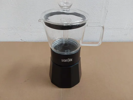 BOXED LA CAFETIERE GLASS ESPRESSO MAKER (1 BOX)