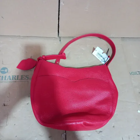 HOLLY MEDIUM HOBO SB LULU GUINESS RED PURSE 