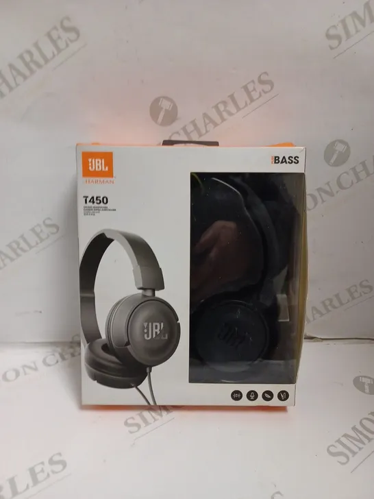 BOXED JBL T450 WIRED ON EAR HEADPHONES 