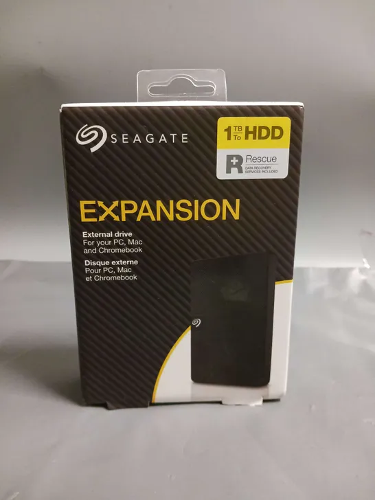 SEALED SEAGATE 1TB HDD EXPANSION EXTERNAL DRIVE