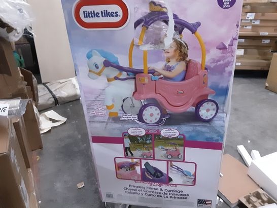 BOXED LITTLE TIKES PRINCESS COSY HORSE CHARIOT  RRP £139.99