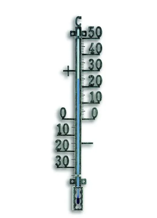 BOXED GARDEN WALL THERMOMETER