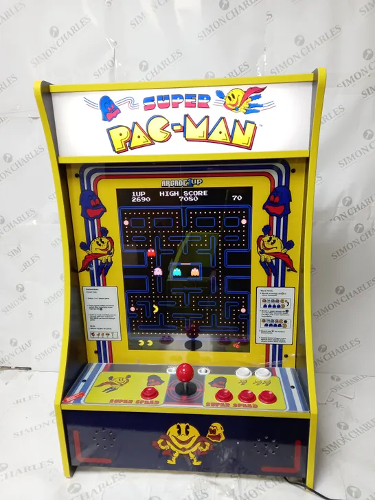 ARCADE1UP PARTYCADE PLUS 17" LCD MACHINE - SUPER PACMAN