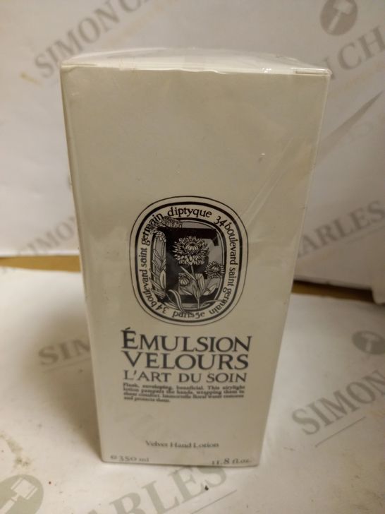 SEALED DIPTYQUE EMULSION VELOURS L'ART DU SOIN VELVET HAND LOTION 350ML