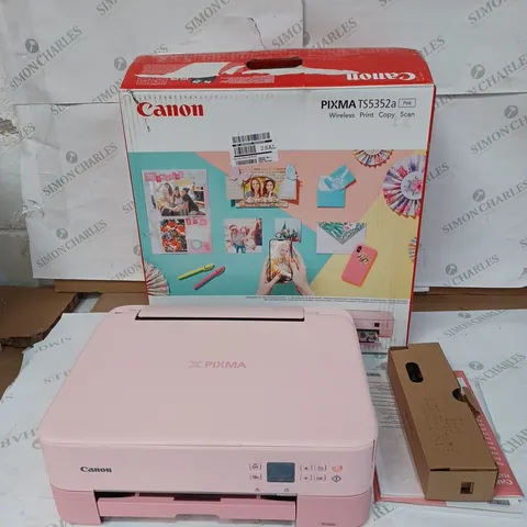 CANON PIXMA TS5352 WIRELESS COLOUR ALL IN ONE INKJET PHOTO PRINTER (BOX WATER DAMAGED) 