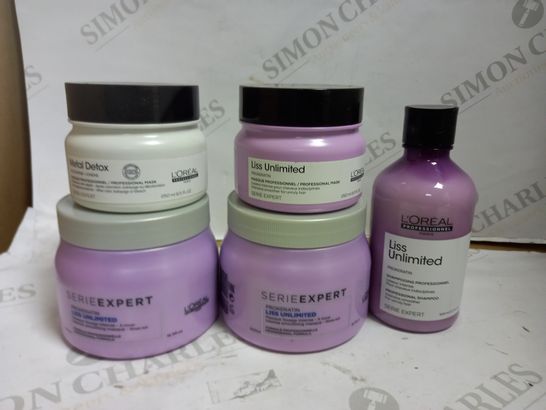 LOT OF 5 L'OREAL PROFESSIONAL HAIR CARE PRODUCTS