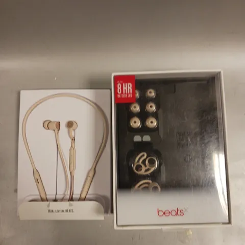 BOXED BEATS X WIRELESS BLUETOOTH HEADPHONES - MATTE GOLD