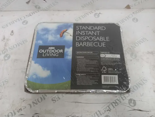 BOX OF APPROX 5 ASDA STANDARD INSTANT DISPOSABLE BARBECUE 