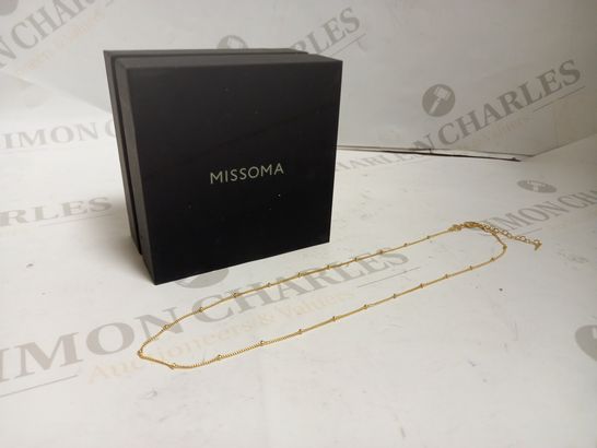 MISSOMA BOBBLE 18CT GOLD PLATED CHAIN CHOKER