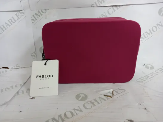 FABLOU SILICONE OVER SHOULDER BAG IN PURPLE