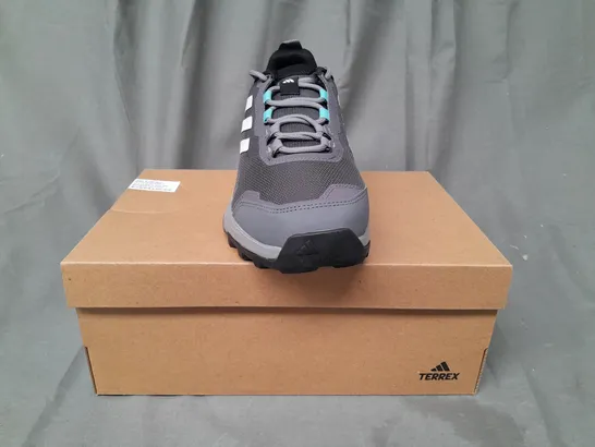 BOXED PAIR OF ADIDAS TERREX EASTRAIL 2 SHOES IN GREY/BLUE UK SIZE 6.5