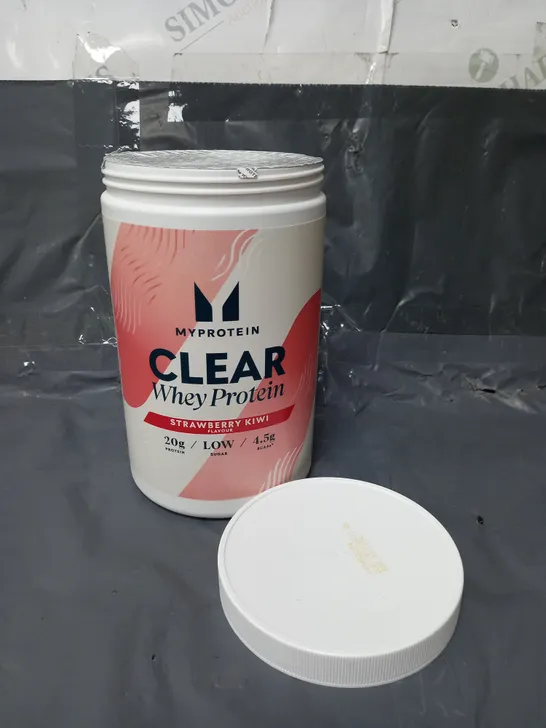 SEALED MYPROTEIN CLEAR WHEY PROTEIN IN STRAWBERRY KIWI 500G