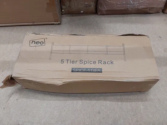 BOXED 5 TIER SPICE RACK 