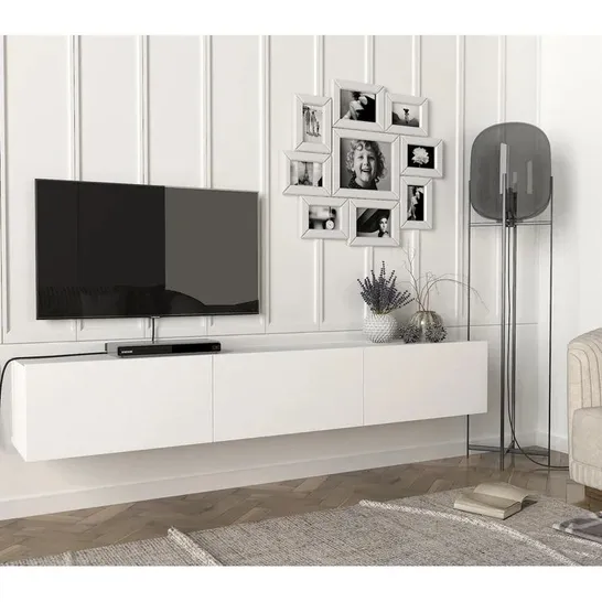 BOXED TV STAND WHITE FOR TV'S UP TO 60" (1 BOX)