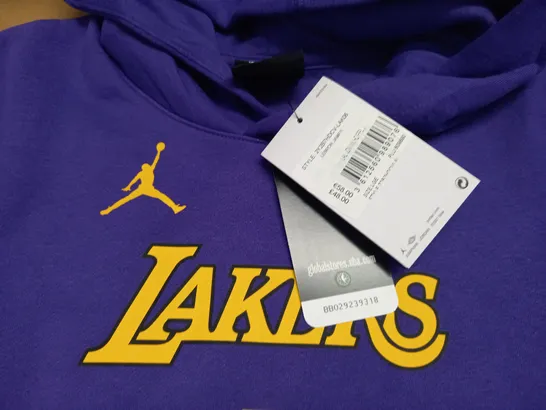 NBA LAKERS PURPLE HOODIE - L