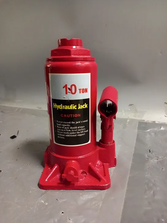 10 TON HYDRAULIC JACK / COLLECTION ONLY 