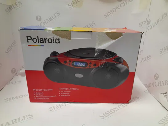 POLAROIA BLUETOOTH CD BOOMBOX