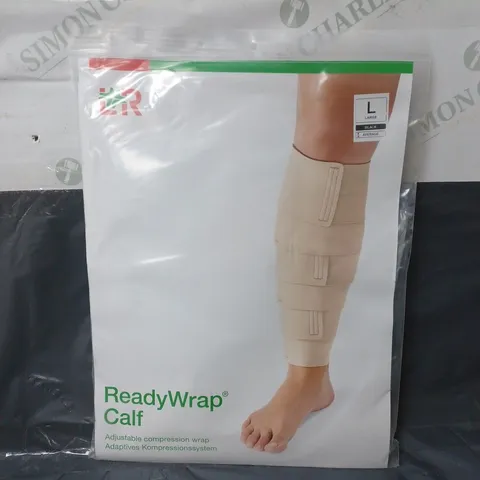 READYWRAP CALF ADJUSTABLE COMPRESSION WRAP BLACK LARGE