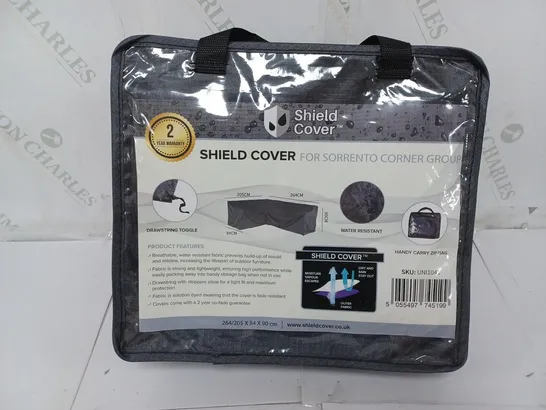 SHIELD COVER SORRENTO CORNER GROUP PREMIUM RATTAN FURNITURE SHIELD COVER