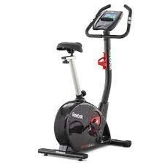 BOXED - REEBOK ONEGB50 EXCERCISE BIKE BLACK/RED (1 BOX) RRP £579.99