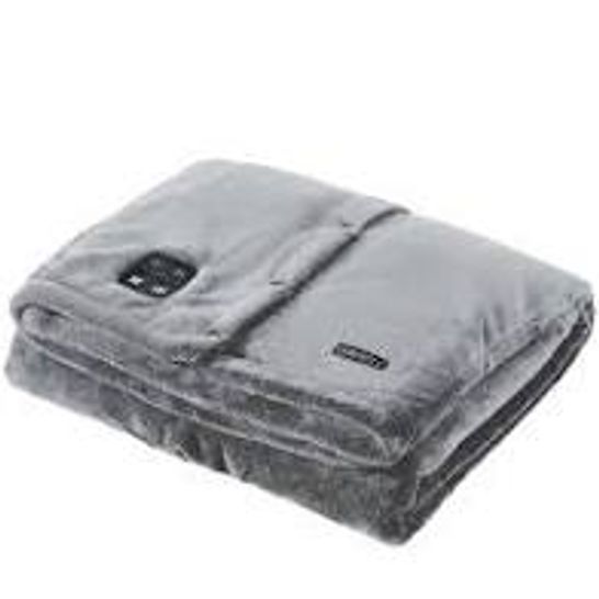 BOXED HOMEDICS COMFORT PRO TRANSFORM CORDLESS CONVERTIBLE THROW WITH HEAT AND VIBRATION
