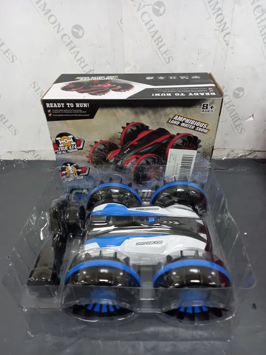 BOXED AMPHIBIOUS RADIO CONTROL CAR