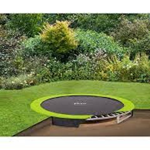 BOXED PLUM 10 FT CIRCULAR IN GROUND TRAMPOLINE 