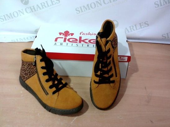 BOXED PAIR OF RIEKER  - SIZE 39