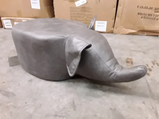 BOXED ELEPHANT FOOTSTOOL