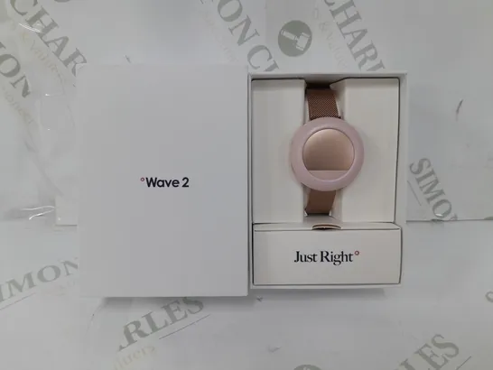 BOXED EMBR LABS WAVE 2 COOLING & WARMING WRISTBAND IN ROSE GOLD