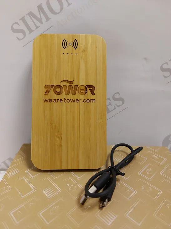 PF CONCEPT AVENUE BAMBOO AND FABRIC POWER BANK - 6000 MAH