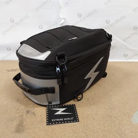 BOXED BRAND NEW EXTREME WORLD MOTORCYCLE BAG - BLACK (1 BOX)