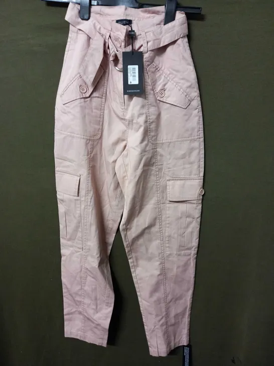 DUSK CARGO TROUSERS IN PINK - SIZE 6