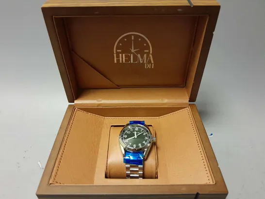 MENS HELMHA DH WATCH –  STAINLESS STEEL STRAP – 3ATM WATER RESISTANT
