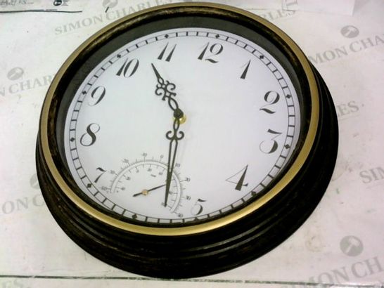 ANTIQUE STYLE CLOCK WITH LILAC BACKGROUND 