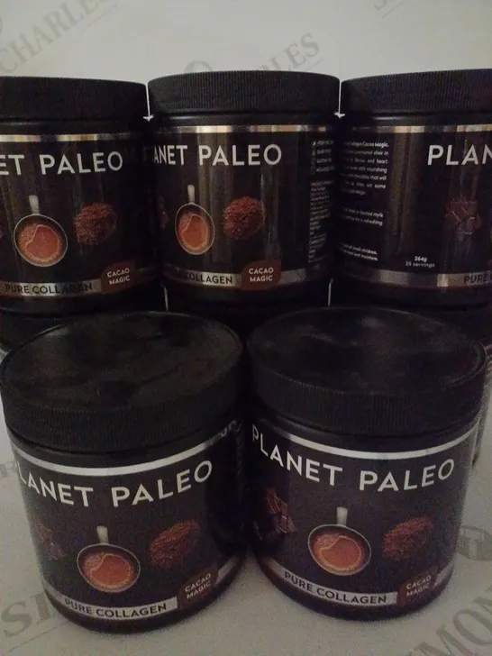 LOT OF 8 PLANET PALEO ACTIVE COLLAGEN FOOD SUPPLEMENT, 210G