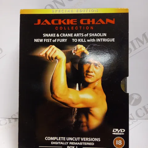 JACKIE CHAN COLLECTION TO INCLUDE NEW FIST OF FURY, TO KILL WITH INTRIGUE AND SNAKE AND CRANE ARTS OF SHAOLIN