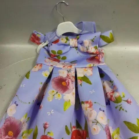 TED BAKER FLORA SCUBA BOW CHILDRENS DRESS - 6YRS 