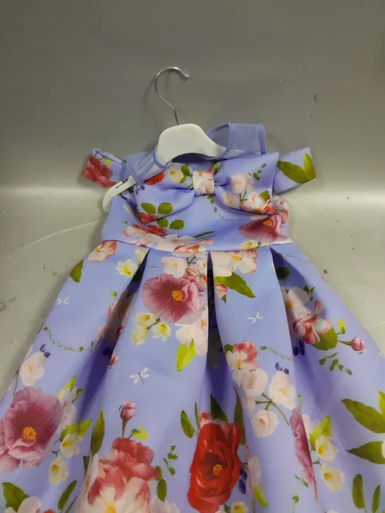 TED BAKER FLORA SCUBA BOW CHILDRENS DRESS - 6YRS 