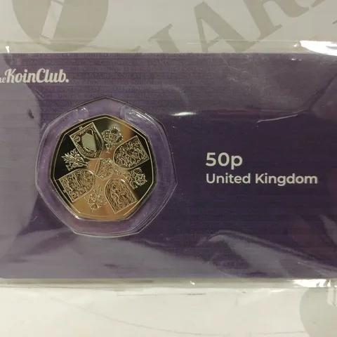 KOINCLUB KING CHARLES III 50P COIN